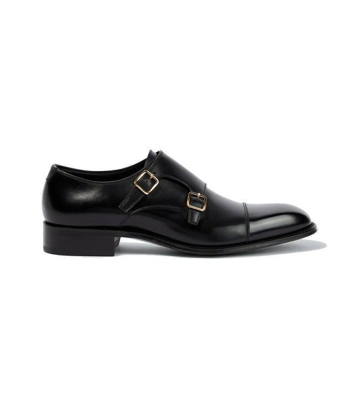 Photo: Tom Ford Claydon leather monk strap shoes