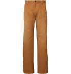 BILLY - Wide-Leg Cotton-Twill Trousers - Men - Light brown