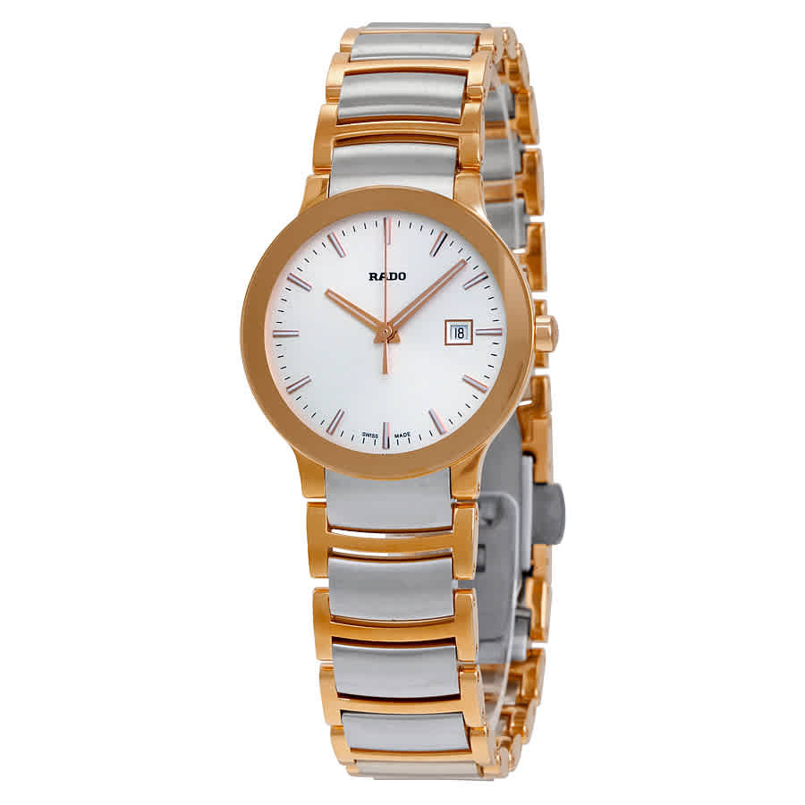 Rado Centrix Silver Dial Two tone Ladies Watch R30932713 Rado