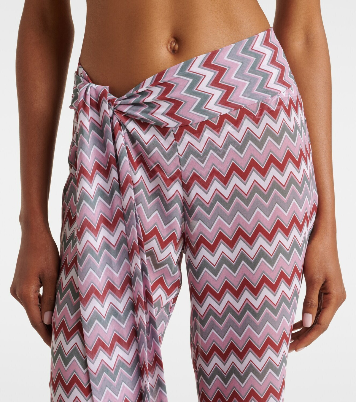 Bananhot Bowie chevron flared pants
