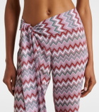 Bananhot Bowie chevron flared pants