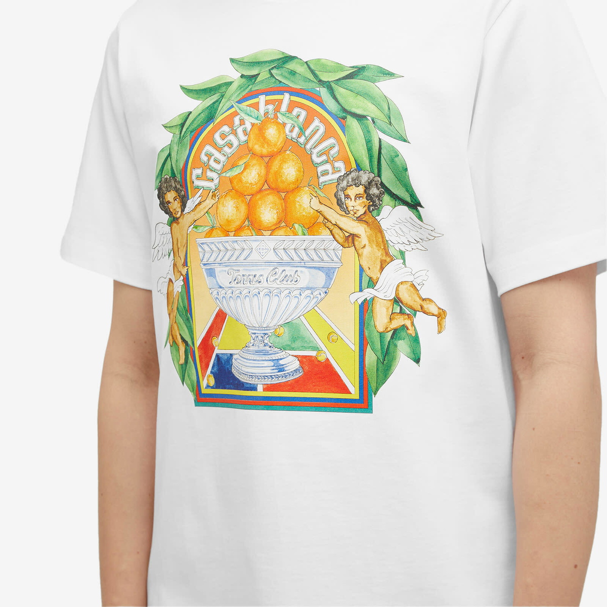 大人気♪【Casablanca】ネイチャーズティーチャー Tシャツ Casablanca - L'Arc Coloré T-Shirt | HBX - ハイプビースト