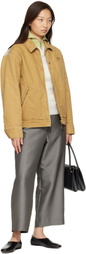 UNDERCOVER Gray Wool Silk Trousers