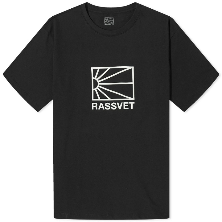 Photo: PACCBET Men's Big Logo T-Shirt in Black