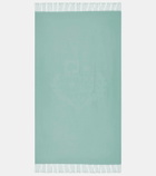 Loro Piana Crest cotton jacquard blanket