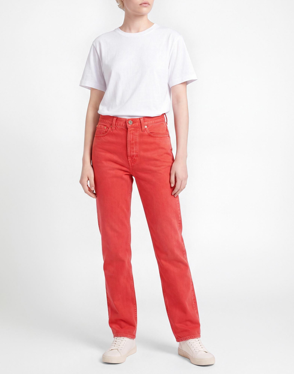 Calvin Klein Jeans Womens Jeans in Red