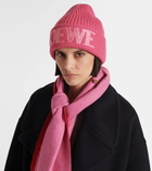 Loewe Logo wool beanie