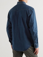 Brioni - Denim Western Shirt - Blue