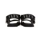 Valentino Black Valentino Garavani VLTN Sandals