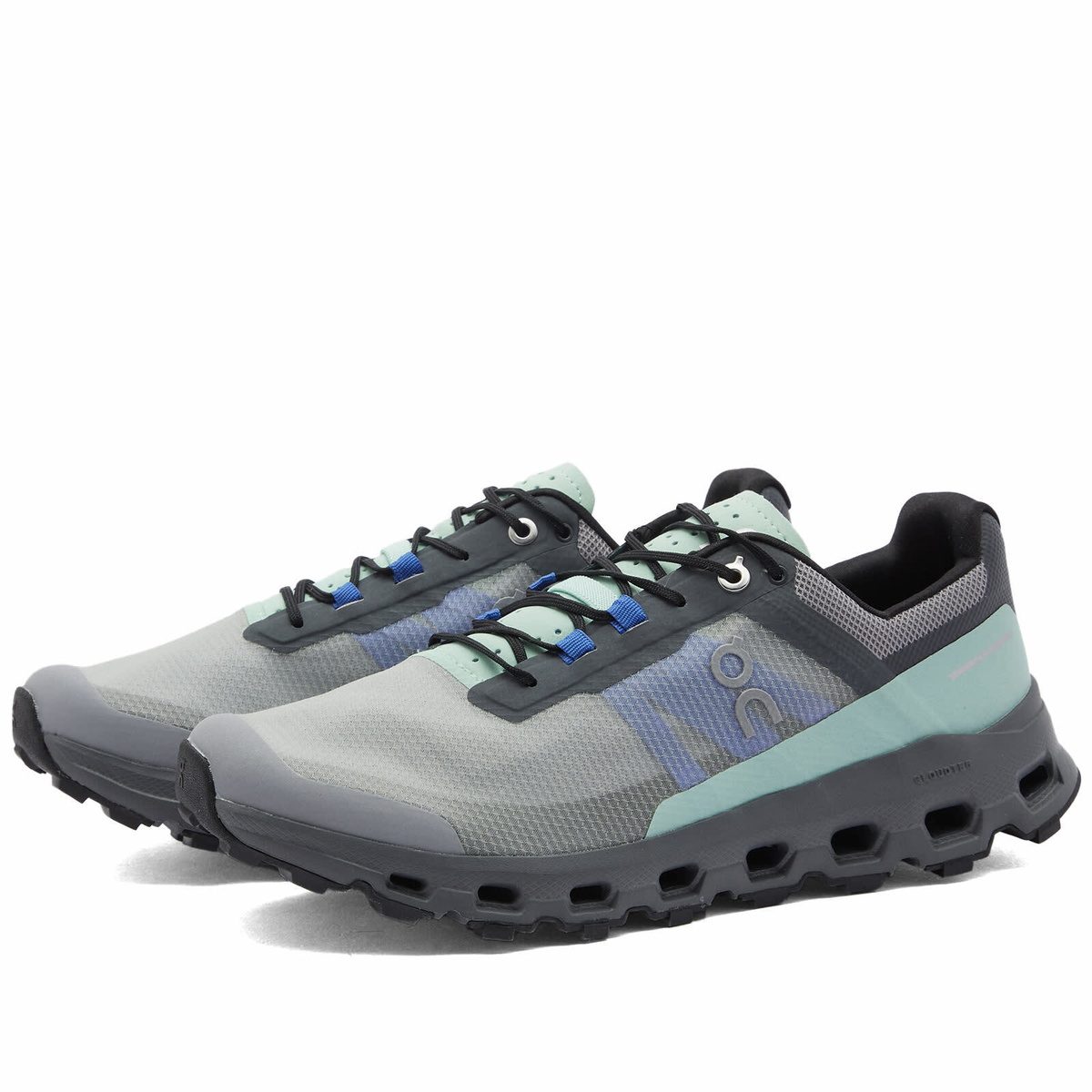 ON Men's Cloudvista Sneakers in Alloy/Black On