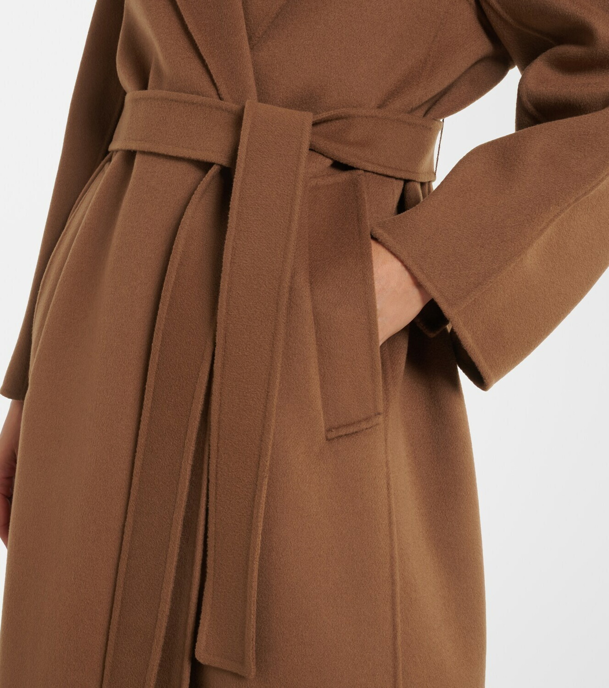 'S Max Mara Virgin wool wrap coat