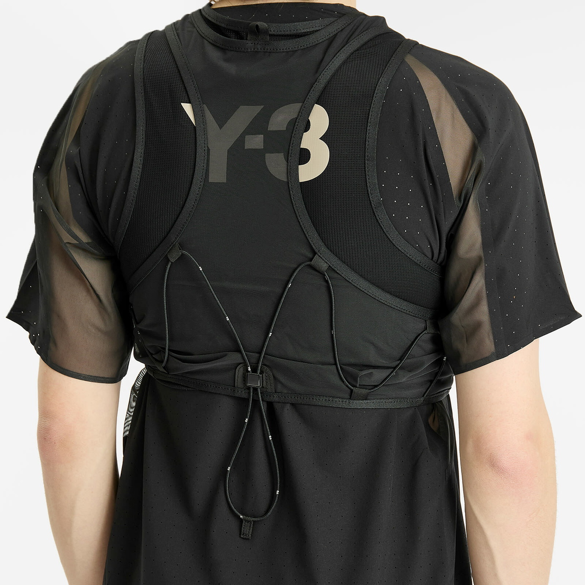Y-3 Men's Run Vest in Black Y-3