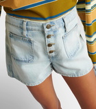 Frame Le Bardot denim shorts