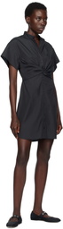 rag & bone Black Gretchen Shirt Minidress