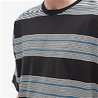 Uniform Experiment Men's Stripe T-Shirt in Black/Blue