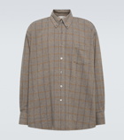 Our Legacy - Borrowed BD checked cotton-blend shirt