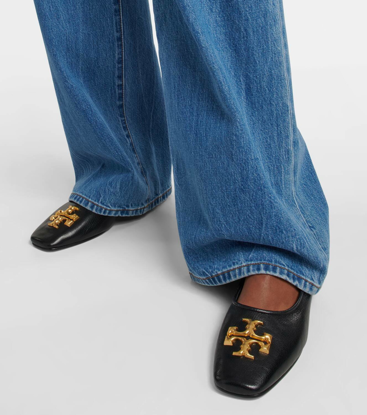 Tory Burch Eleanor leather ballet flats Tory Burch