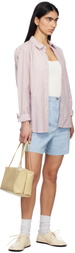 A.P.C. Blue Nola Denim Shorts