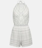 Missoni Mare Zig-zag halterneck playsuit