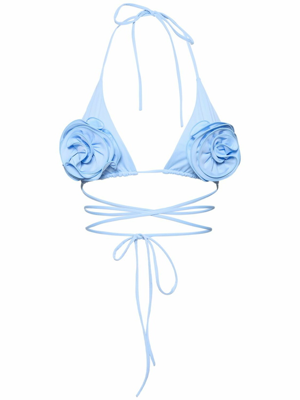 Photo: MAGDA BUTRYM 3d Flower Tech Triangle Bikini Top