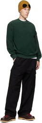 C.P. Company Black Micro-Reps Boxy Lens Cargo Pants