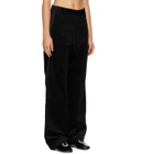 Stefan Cooke Black Cord Tux Trousers
