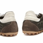 Maison Margiela Women's Low Top Sprinter Sneakers in Dark Green/White/Grey