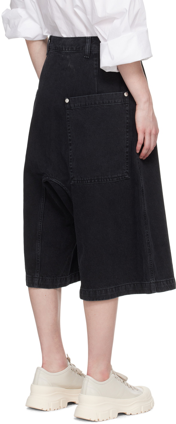 Sofie D'Hoore Black Pluto Denim Shorts
