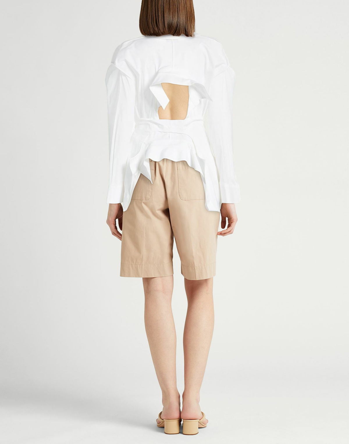A. w.a. k.e. Mode Womens Shirt in White