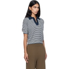 Weekend Max Mara Navy & White Albero Polo