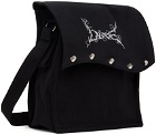 Dime Black Headbanger Messenger Bag