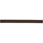 Lemaire Brown Leather Belt