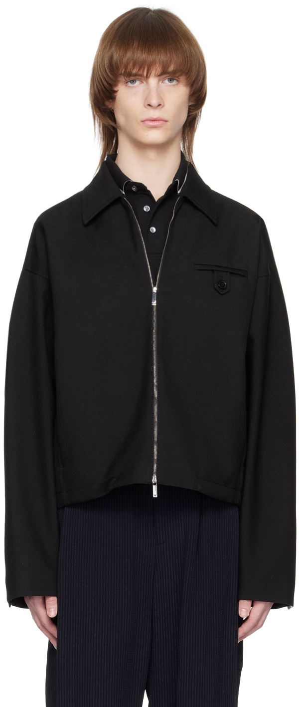 Emporio Armani Black Zip Jacket