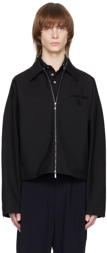 Photo: Emporio Armani Black Zip Jacket