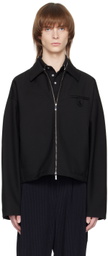 Emporio Armani Black Zip Jacket