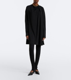 Toteme Draped scarf-detail jersey minidress