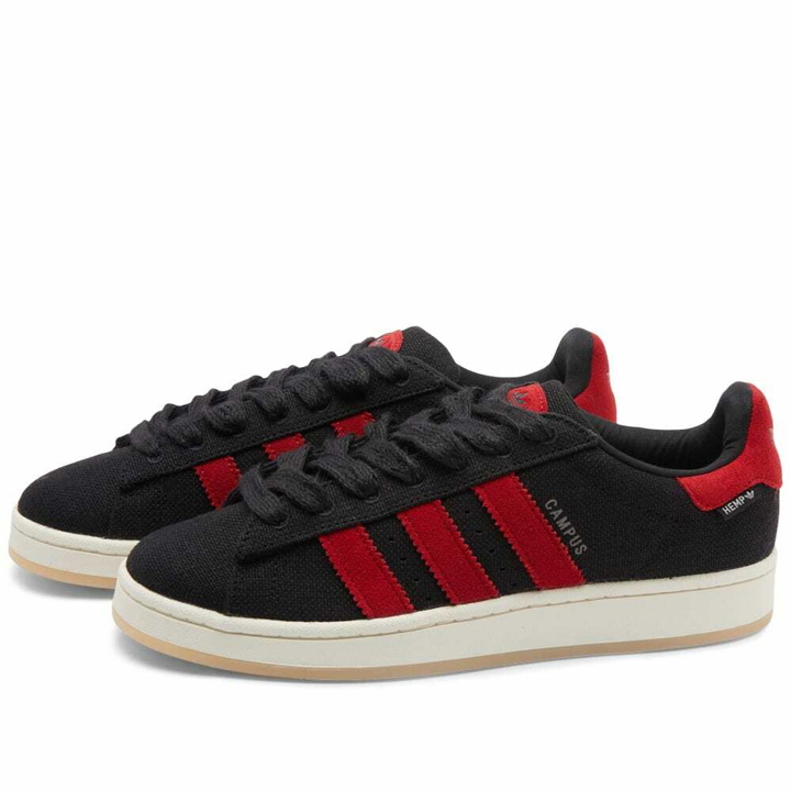 Photo: Adidas Men's Campus 00S Tokyo Sneakers in Core Black/Power Red