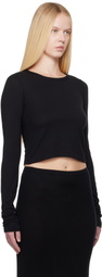 ÉTERNE Black Long Sleeve Baby T-shirt