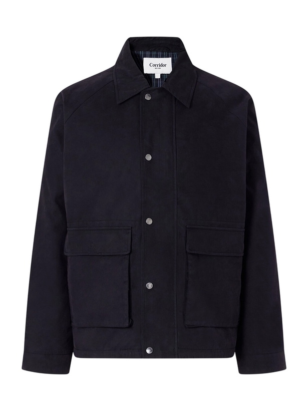 Photo: Corridor - Waxed Cotton-Blend Canvas Jacket - Black