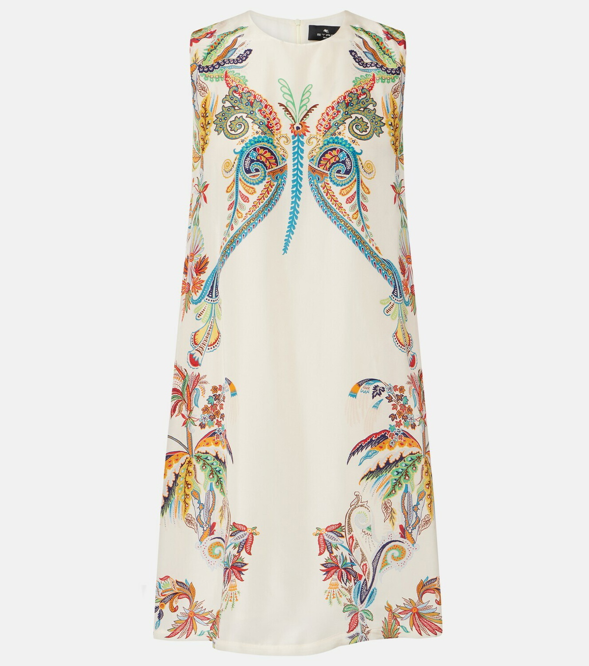Etro Printed silk minidress