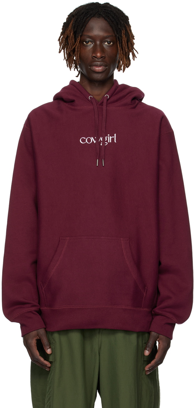 Cowgirl Blue Co Burgundy Embroidered Hoodie