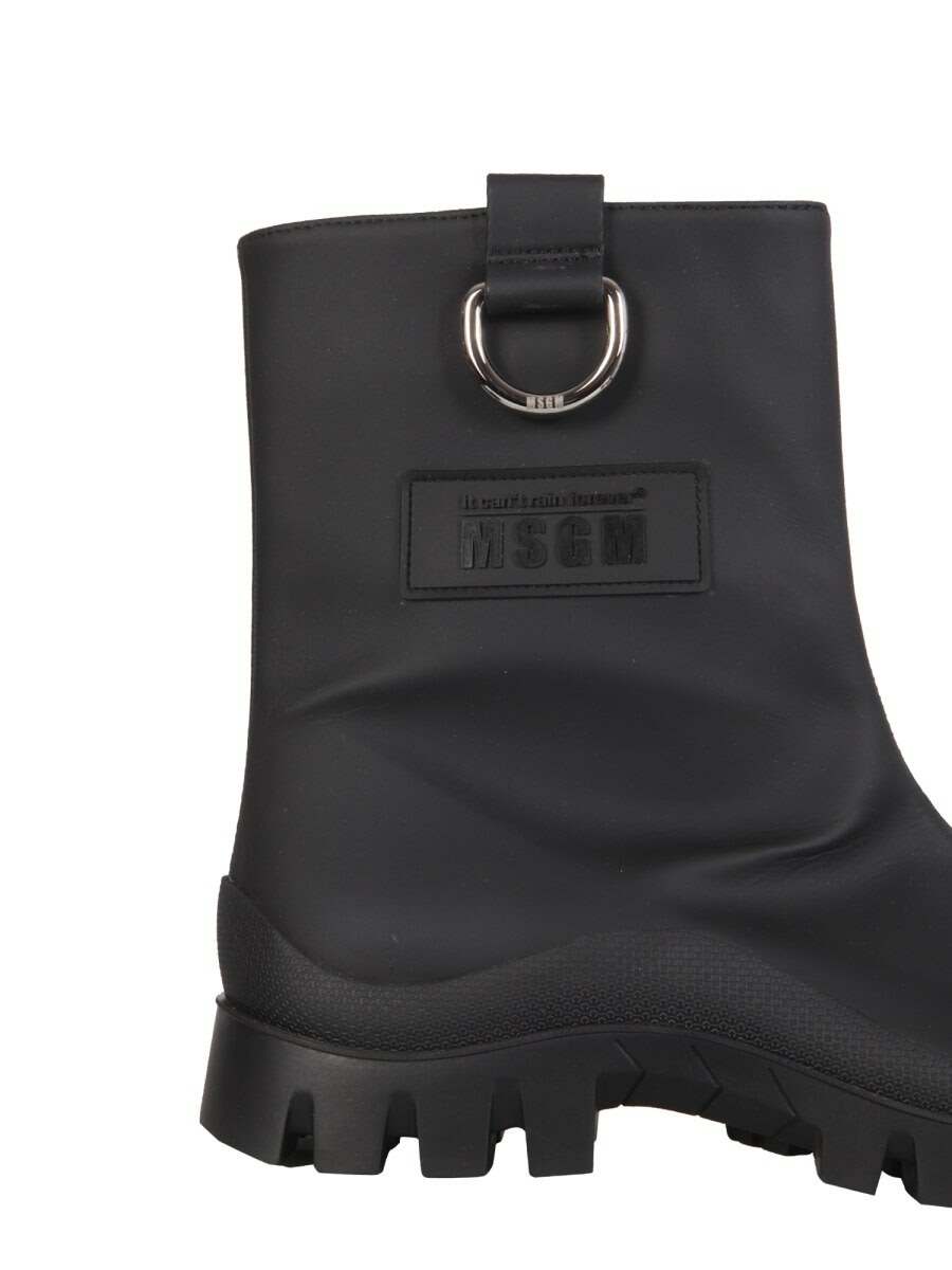 レインブーツ MSGM RAIN BOOTS WITH TRACK SOLE MSGM Rain Boots | italist