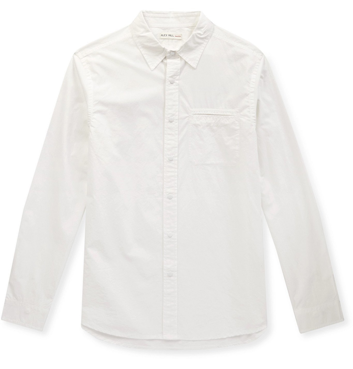 Alex Mill - Cotton-Poplin Shirt - White Alex Mill