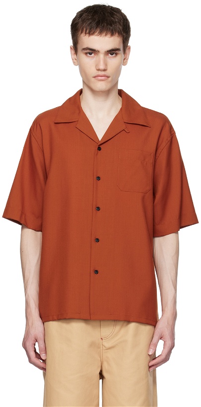 Photo: Marni Orange Patch Shirt