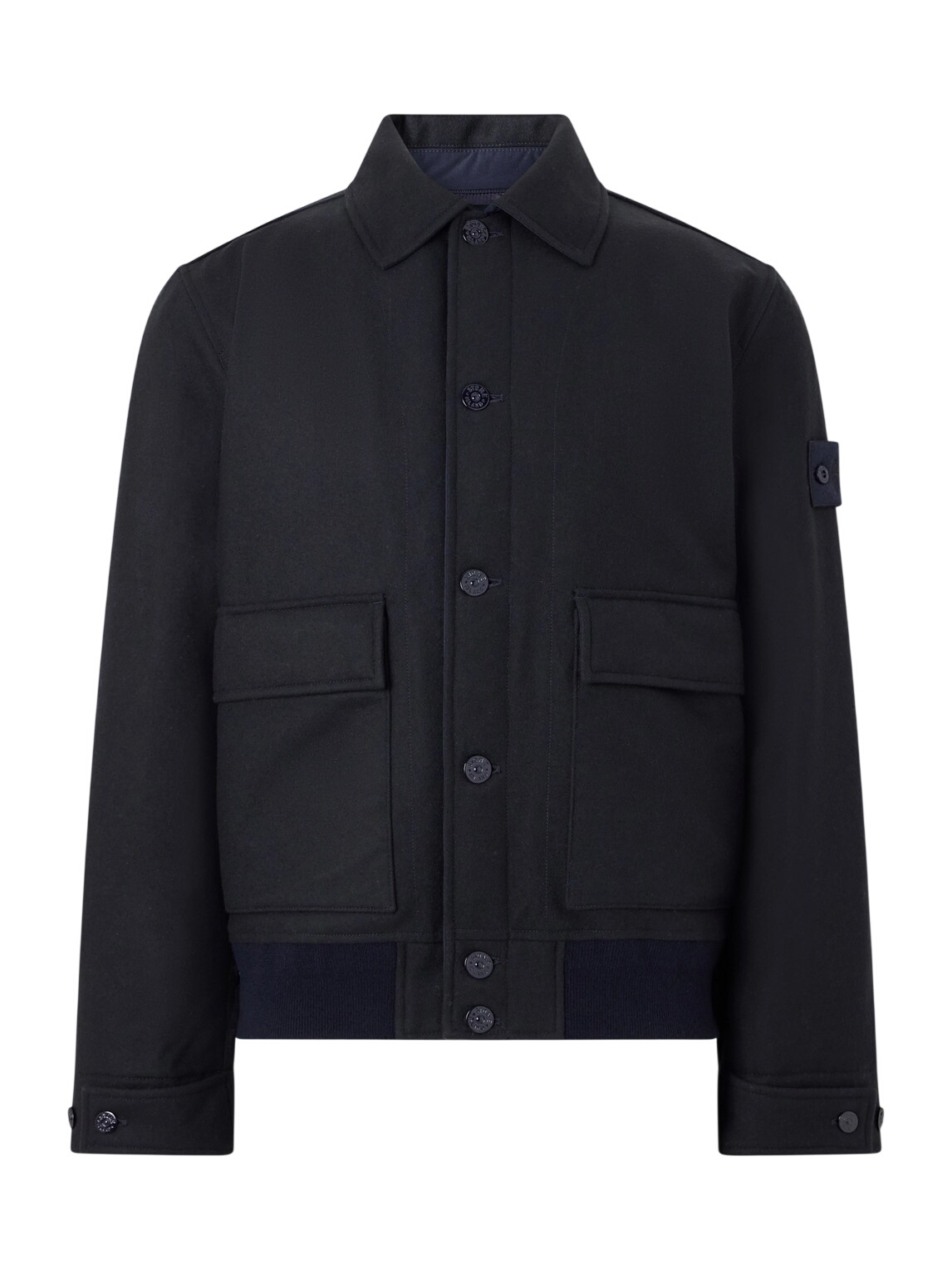 Stone Island Shadow Project Naslan Garment Dyed Bomber Jacket Blue