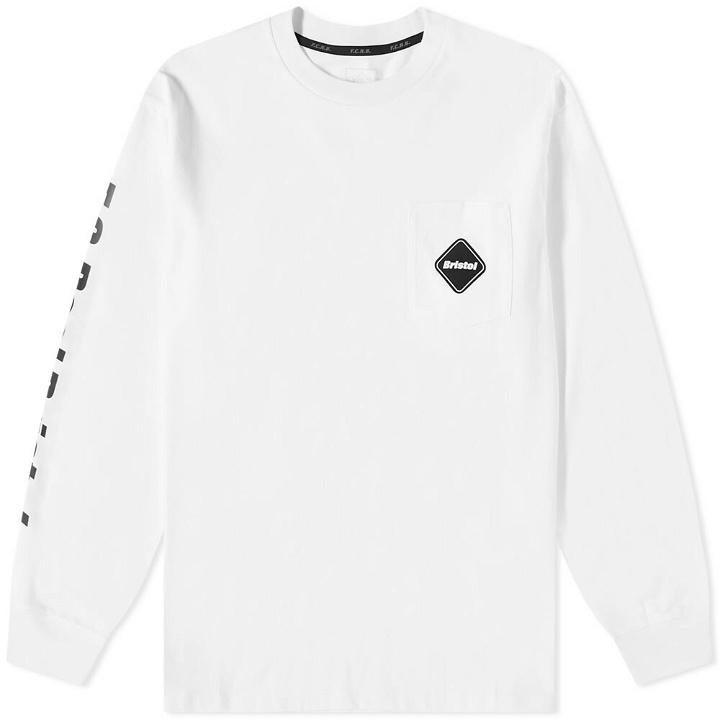Photo: F.C. Real Bristol Men's FC Real Bristol Long Sleeve Authentic Team Pocket T-Shirt in White
