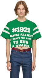 Gucci Green 'Gucci 1921 To Hug A Snake' T-Shirt