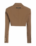 Palm Angels Womens Blazer in Military green