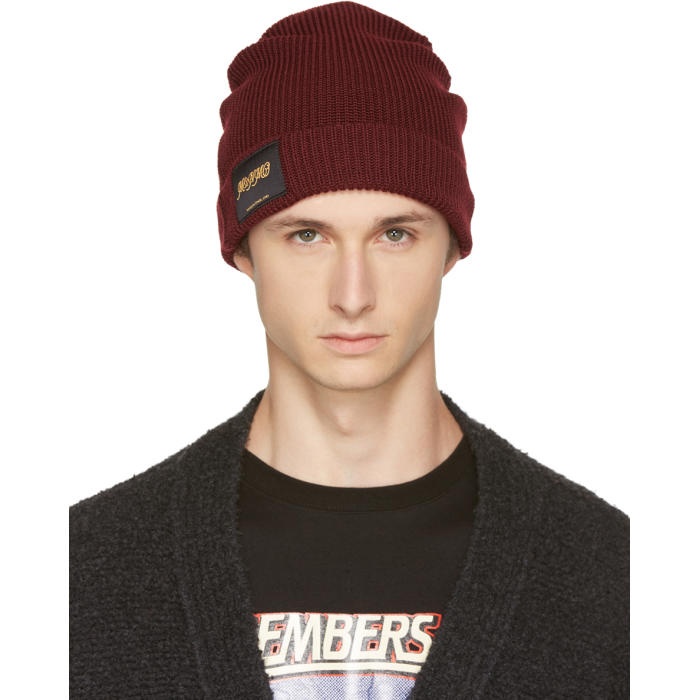 Photo: Stella McCartney Burgundy Members and Non Members Only Beanie