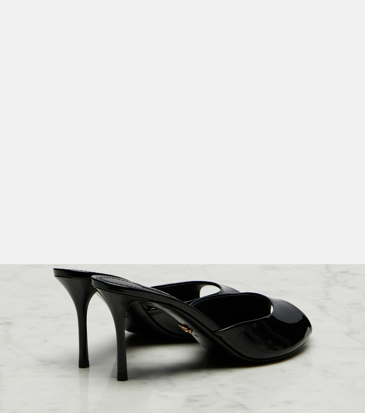 Dolce&Gabbana Keira patent leather mules
